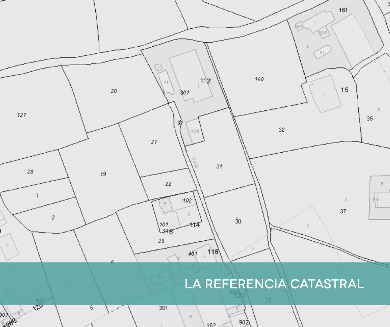 La referencia catastral es el código que identifica a los inmuebles en el catastro