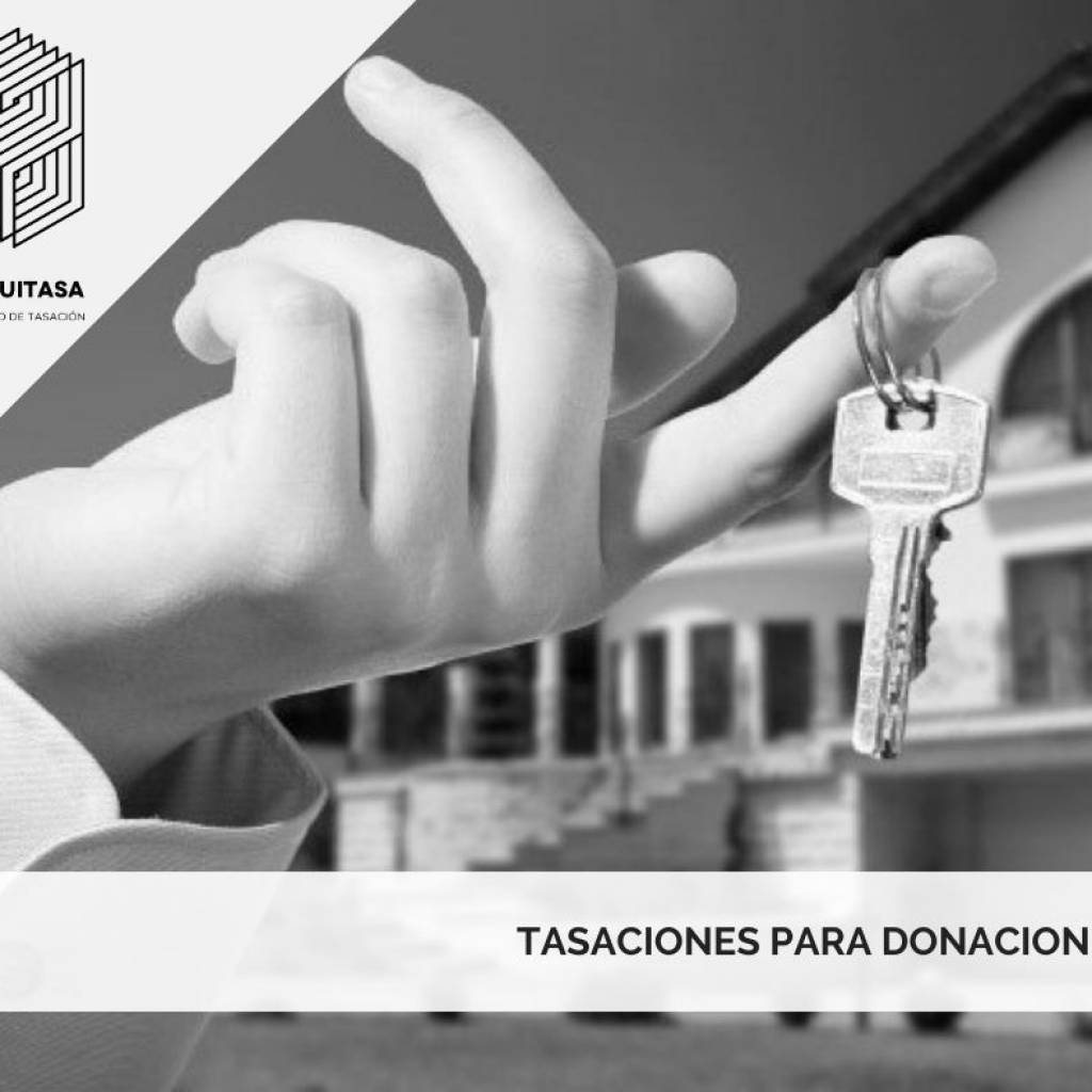 tasacion donacion