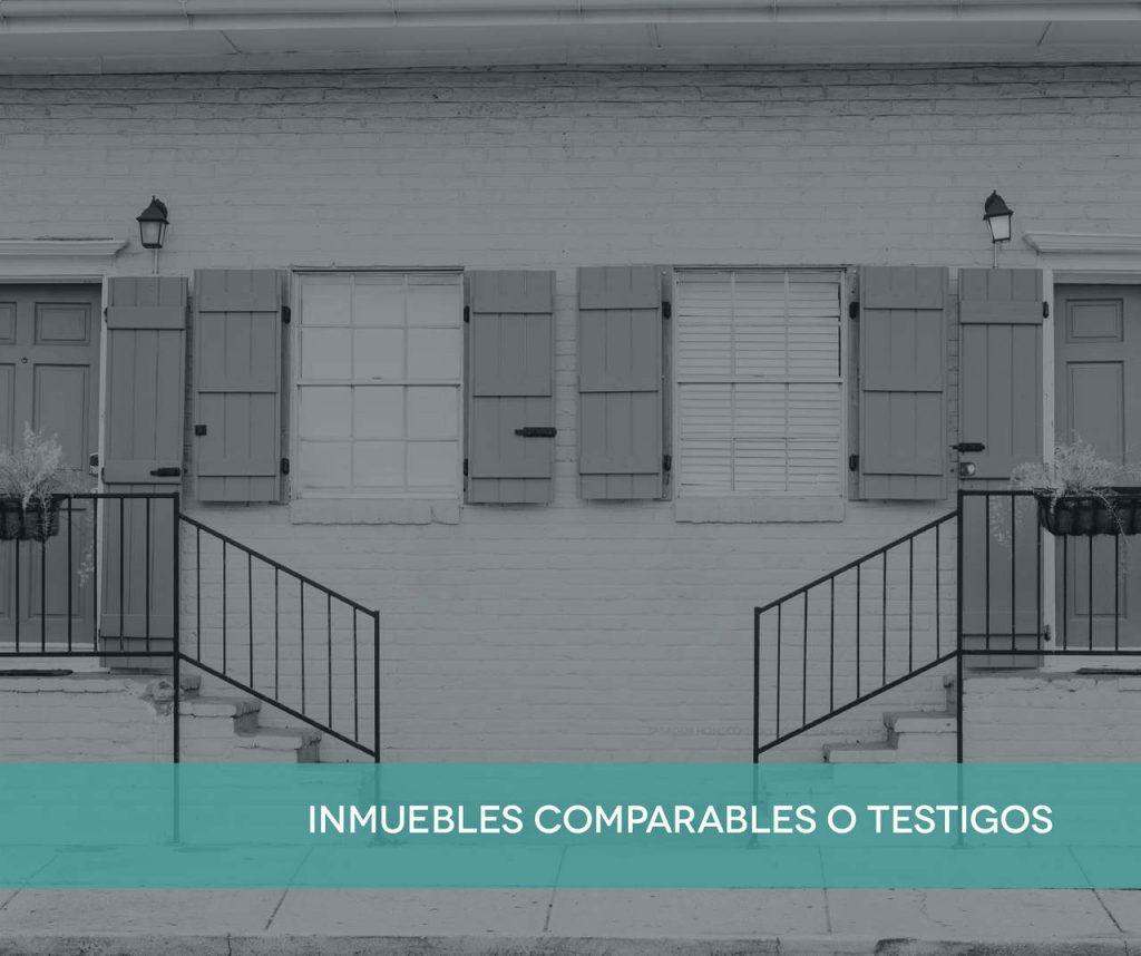 En el proceso de tasación, se procede a la búsqueda y valoración de inmuebles testigos o comparables