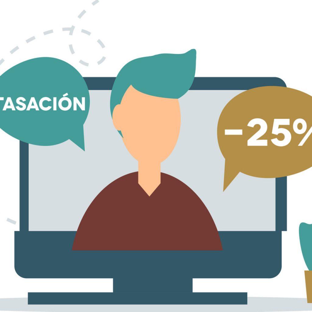 descuentos de hasta el 25% en tasaciones de vivienda