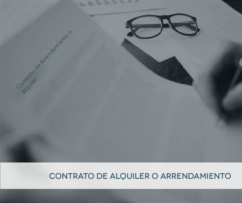 El contrato de arrendamiento es el documento que firman arrendador y arrendatario