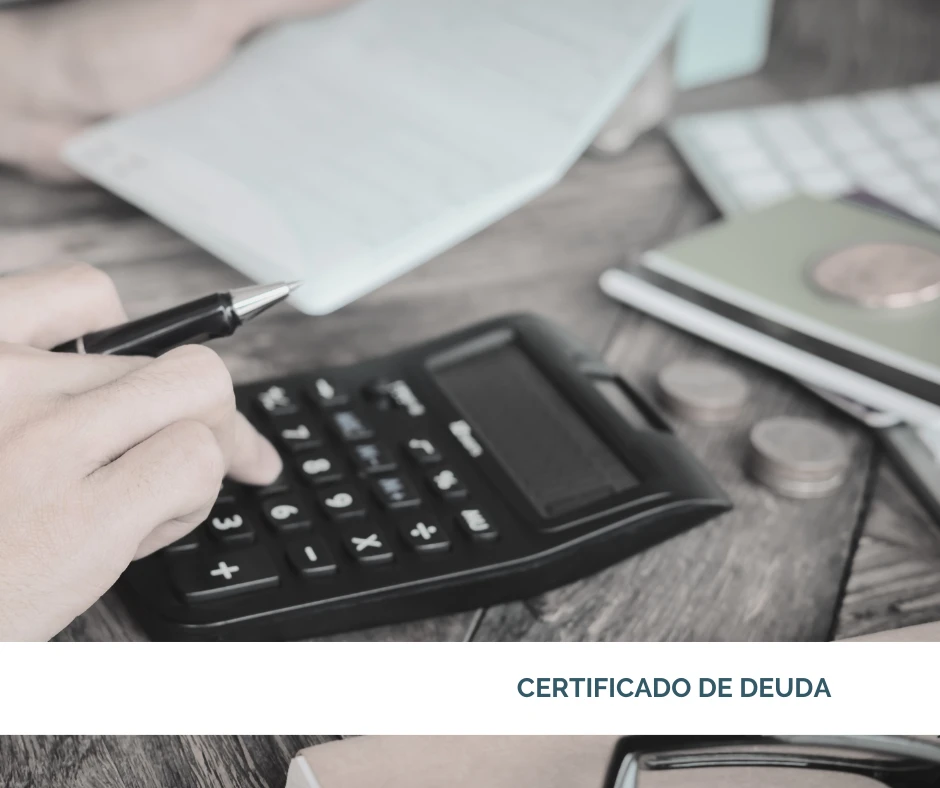 Certificado de deuda